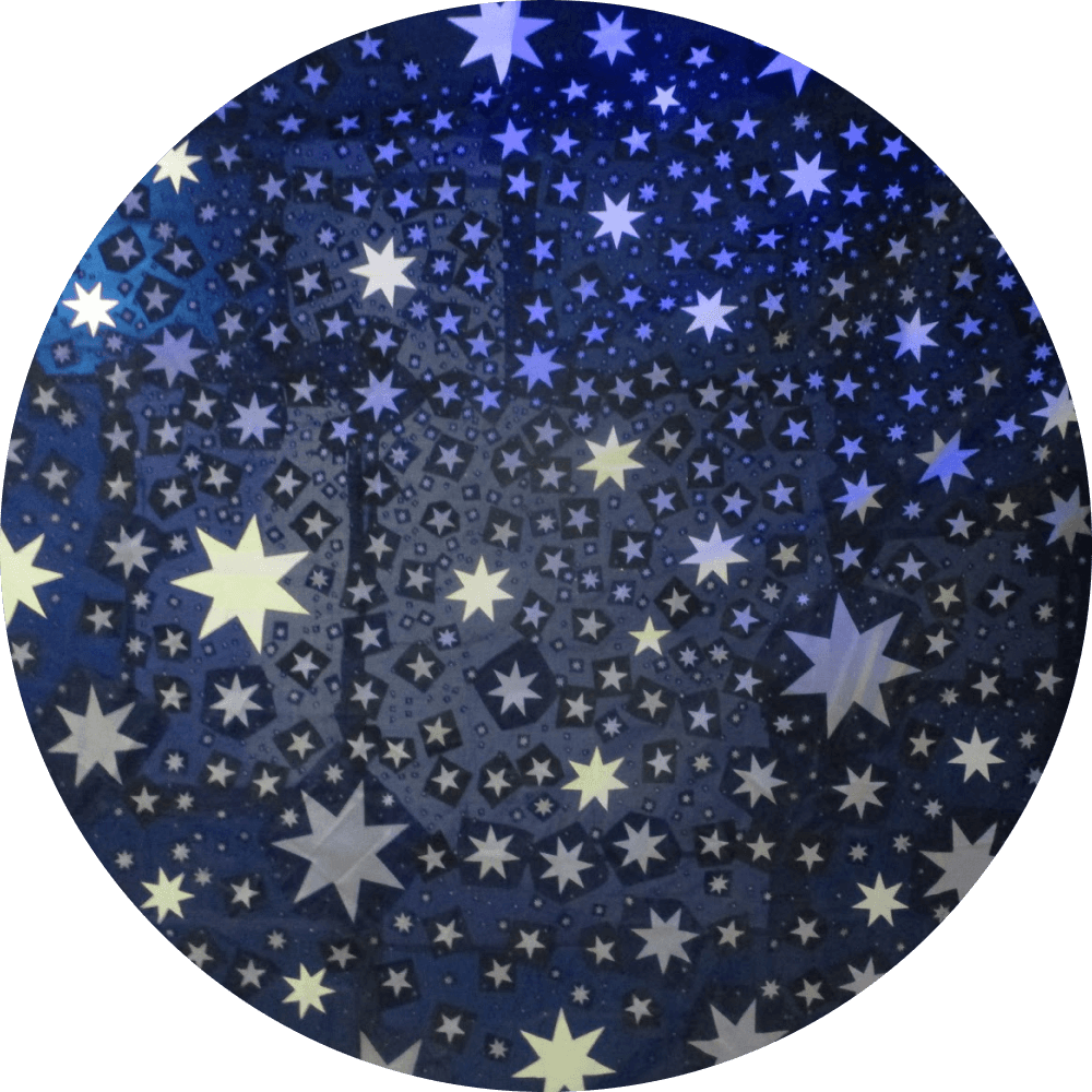 Stars on a blue background